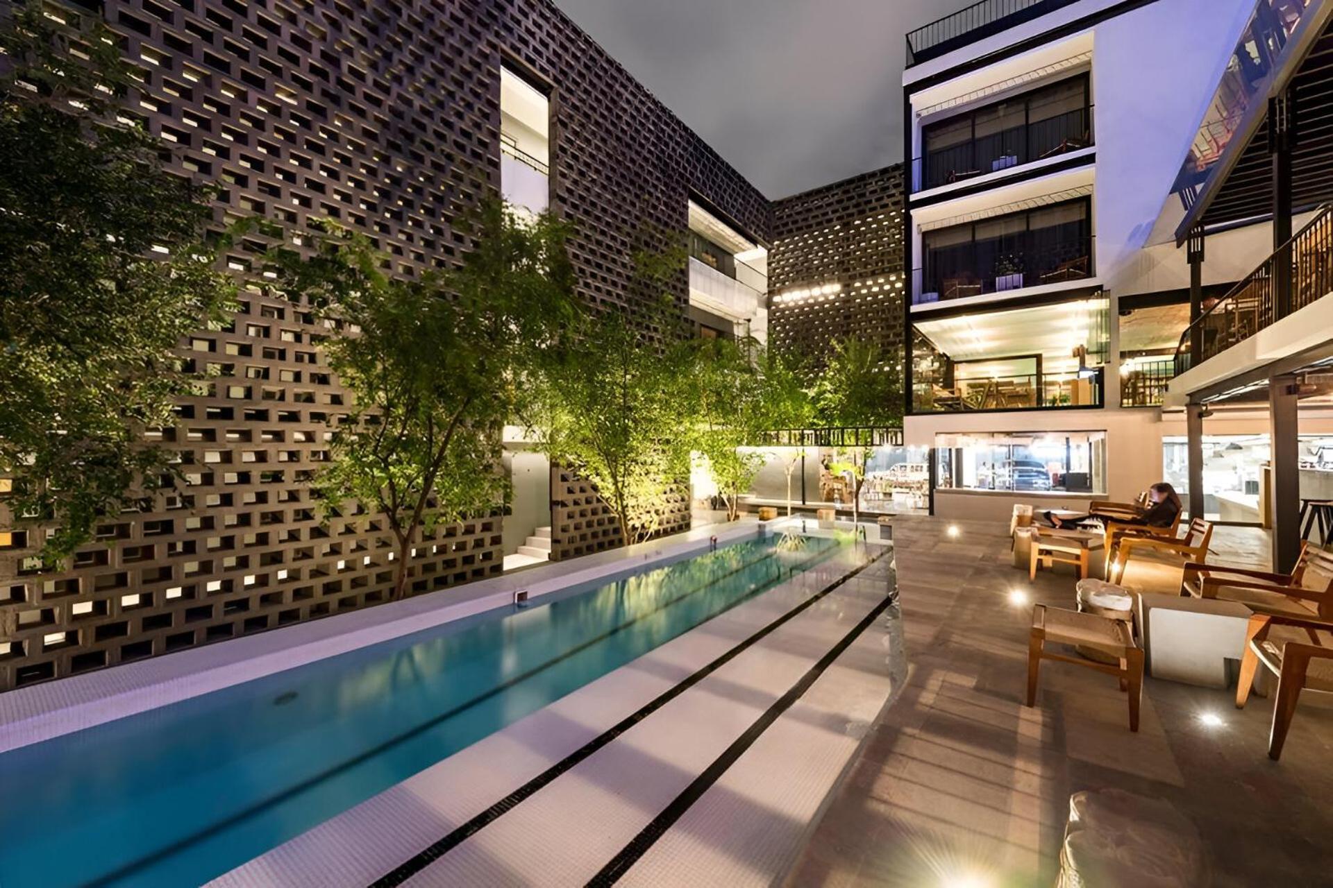 Hotel Carlota Mexico-stad Buitenkant foto